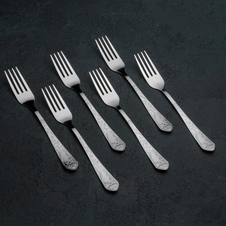 Dining room "Elegy", h = 20 cm, thickness 1.5 mm, silver color-2