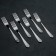 Dining room "Elegy", h = 20 cm, thickness 1.5 mm, silver color