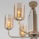 Ceiling Lamp Eurosvet Defi 60138/6, E14, 6x60W, 650x650x450 mm, color gold
