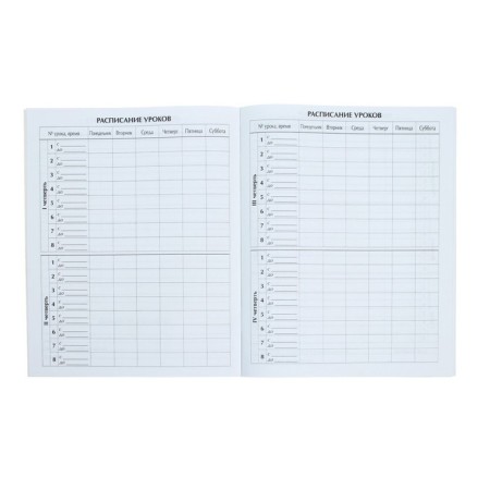 Universal diary for grades 1-11, "school", soft cover, 40 sheets-5