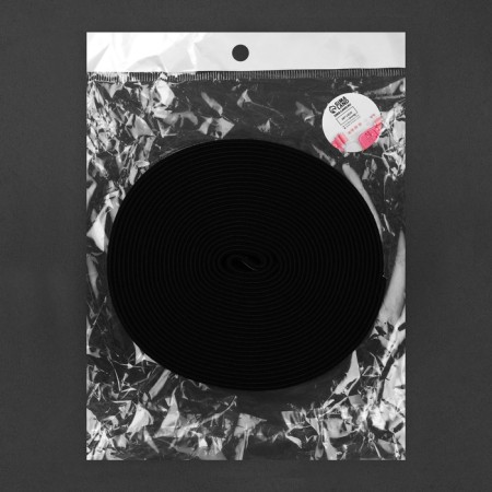 The gum is woven, soft, 40 mm, 4.5 ± 1 m, black/white color-3