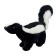Skunk soft toy, 26 cm