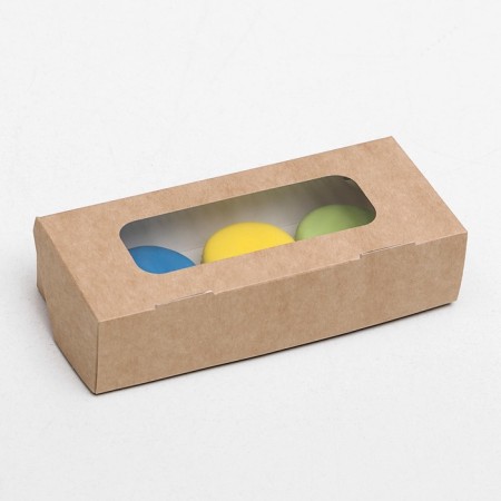 Container for removal, with a window, craft, 17 x 7 x 4 cm, set 20 pcs.