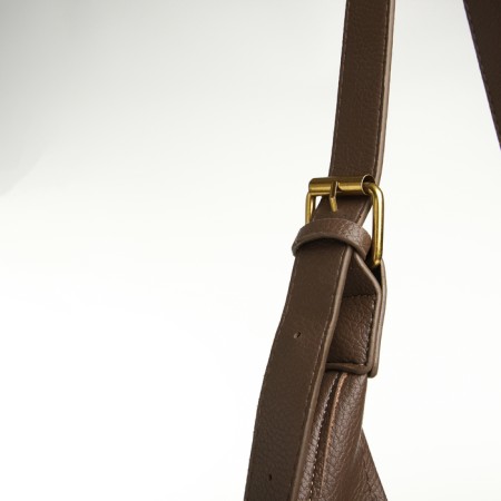 Women's bag on magnet Textura, average size, brown color-5