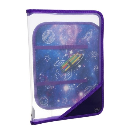 Labor folder A4, 325 x 230 x 25 mm, lightning around, folding bar, plastic, PTR-1, calligrata, "rocket"-2