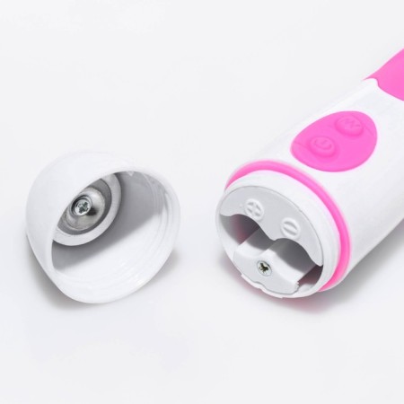 Vibrator with stimulation of the point G, realistic shape, 30 modes, 20.2 x3.5 cm, pink-2