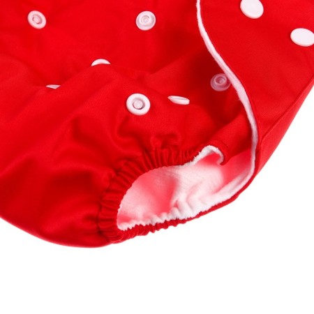 Reusable diaper, red color-5