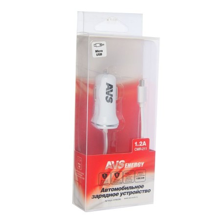 Avs CMR-211 car charger, 1.2A-1