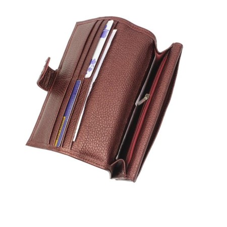 N/k wallet, magnet, pockets 14, d/coins 1, departments 5, Bordeaux metallic-3