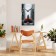 Carty clock, wall-mounted interior "girl in red", silent, 35 x 60 cm
