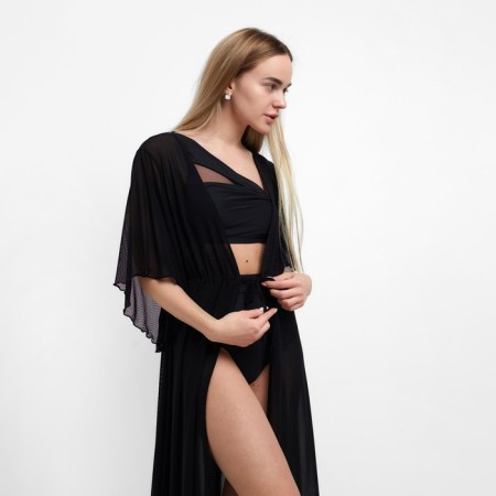 Tunic Beach female, black color, size 52-3