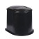 Country toilet, h = 35 cm, without a bottom, with holes for attaching to the floor, black