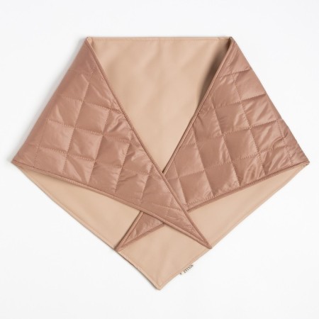 Women's handkerchief minku: casual collection beige color-4