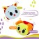 Set of bracelets - rattles "best friends", 2 pcs