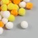 Decor for creativity "Pomponchiki. Sunny day" d = 1.3 cm set 70 pcs