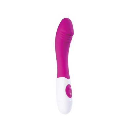 Unrealistic vibrator Toyfa A-Toys Una, silicone, pink color, 19.8 cm-1