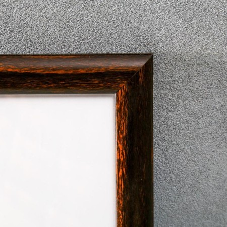 Photo frame Plastic "Mira" 40x60 cm dark nut (plastic screen)-1