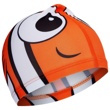 A nursery cap “Fish”, fabric, girth 46-52 cm, Orange color-2