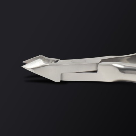 Manicure nippers for the cutter “Premium”, double spring, 10.6 cm, blade length - 6 mm, on the blist, silver color-11
