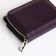 Women's wallet on magnet, purple color