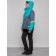 Ski jacket female winter, size 60, blue color