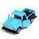Metal “pickup” machine, inertia, 1:32, doors open, light and sound effects, blue color.