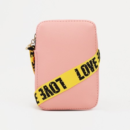 Baby Bag with lightning, long belt, pink color-1