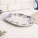 Oval dish "Dandelion", 205x315x20mm, neo gzhel