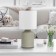 RIVOLI Sabrina 1he14, 40 watts Ceramics Gray with a lampshade