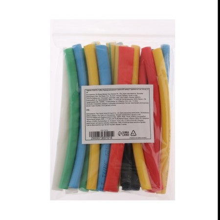 Heat -assigned tube 6/3 set (7 colors each 3 pcs, 10 sm), 21 pcs-3