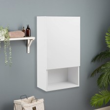 Bathroom cabinet, left, white, 40 x 75 x 23 cm