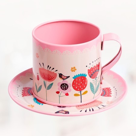 Set of metal dishes "tea party", 14 items-5