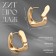 Earrings Metal "Bohemia" Bulletin Mini, Color Gold