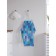 Apron kitchen with a photo print "Squares with dolphins", adjustable, size OS