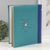 Photo album on 20 magnetic sheets 23x28 cm, "SPB City Art: Teal"