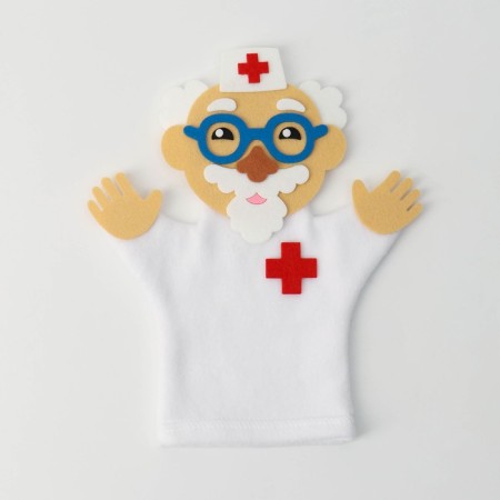Finger Theater doll on the hand "Doctor Aibolit"-1