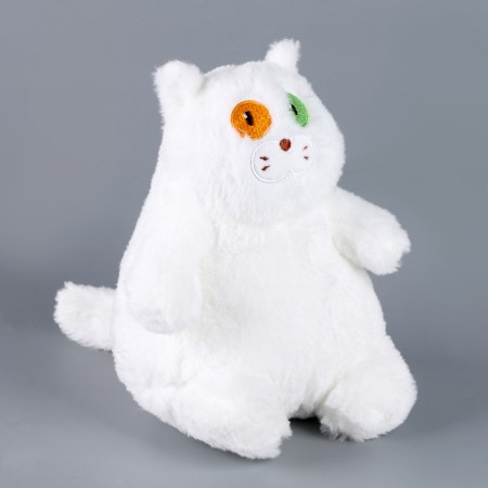 Soft toy "cat", 23 cm, white color-1