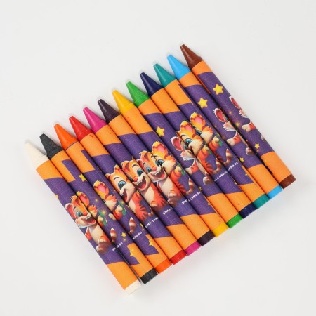 Wax crayons - pencils with sparkles "Magic", 12 colors-2