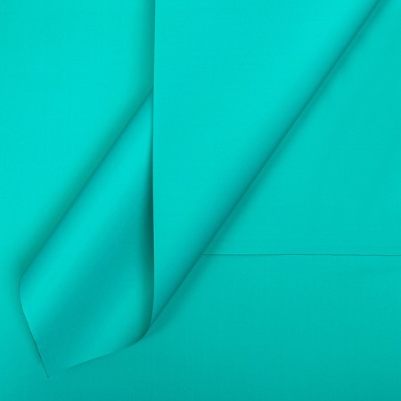 Flower film, 57x57cm, aquamarine