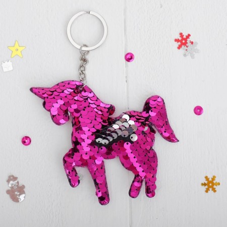 Soft keychain-hameleon "Unicorn", MIX color-1