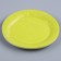Disposable paper plate "yellow-green", plain, 18 cm