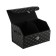 Organizer COFR in trunk, C2R HT087, 48 × 30 × 30 cm, eco -leather, black, beige line