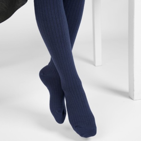 Children's tights, height 86-92 cm, blue color