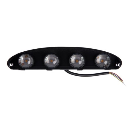 Front Farrier "Semesfer", FSD-100, 8 W, 3000k, 4 rays, IP65, 220 V, metal, black 1008542-5