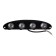 Front Farrier "Semesfer", FSD-100, 8 W, 3000k, 4 rays, IP65, 220 V, metal, black 1008542