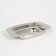 Stainless steel oil, 19.5 × 12 × 6 cm, with a plastic lid