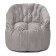 Chelsea chair, size 85x85 cm, velor fabric, gray color