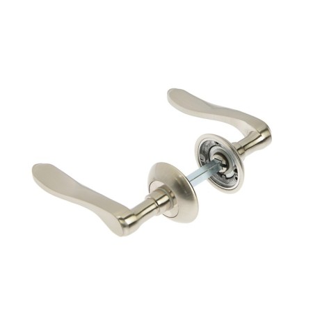 Doorbell handle "lock factory" FZ 15 SN, matte nickel color-1