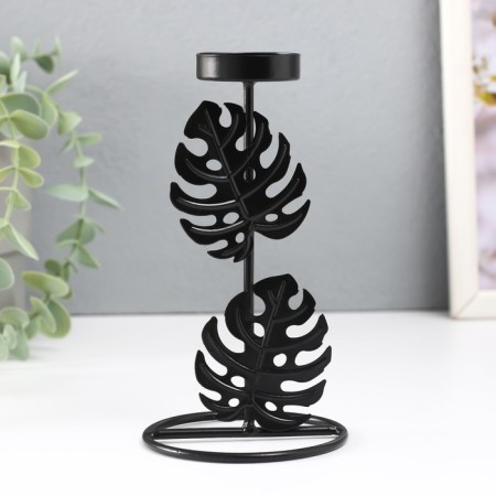 Summary Metal for 1 candle "Two sheets of monsters" d = 4 cm 8x8x13.5 cm-1