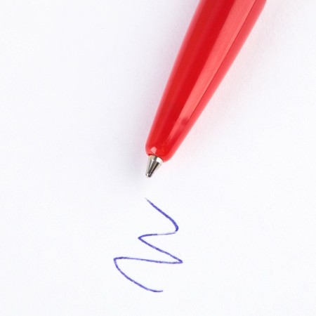 Automatic plastic pen "Favorite Educator", blue paste, 0.7 mm-4